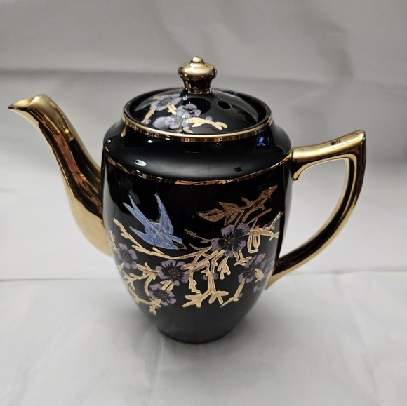 Gibsons, antique, hand-painted Teapot - Picture 2 of 11